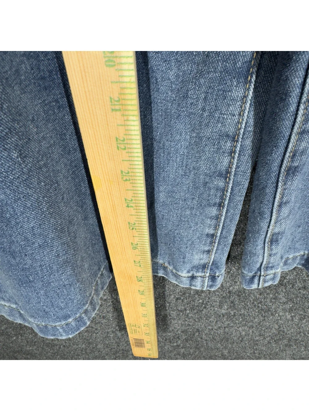 New Emmiol Jeans Women M Medium Blue Denim Medium Wash High Rise Wide Leg